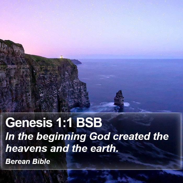 Genesis 1:1 BSB Bible Study