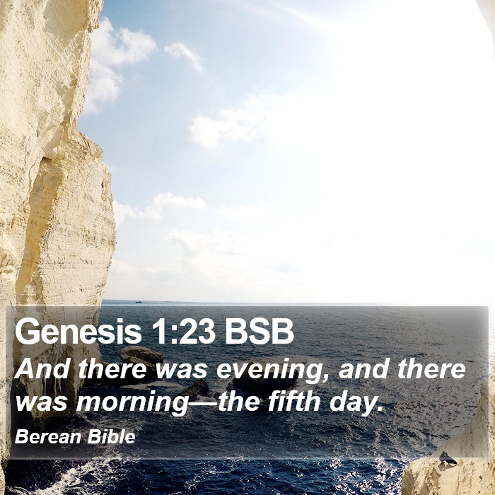 Genesis 1:23 BSB Bible Study