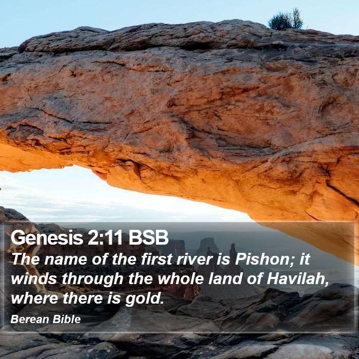 Genesis 2:11 BSB Bible Study