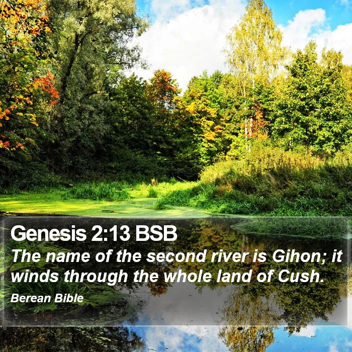 Genesis 2:13 BSB Bible Study