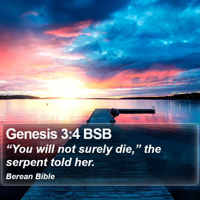 Genesis 3:4 BSB Bible Study