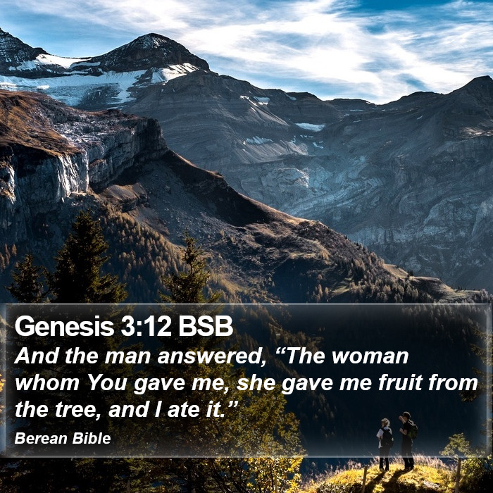 Genesis 3:12 BSB Bible Study