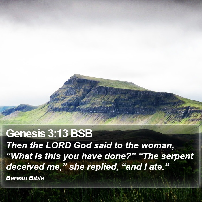 Genesis 3:13 BSB Bible Study