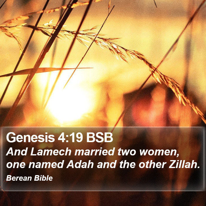 Genesis 4:19 BSB Bible Study