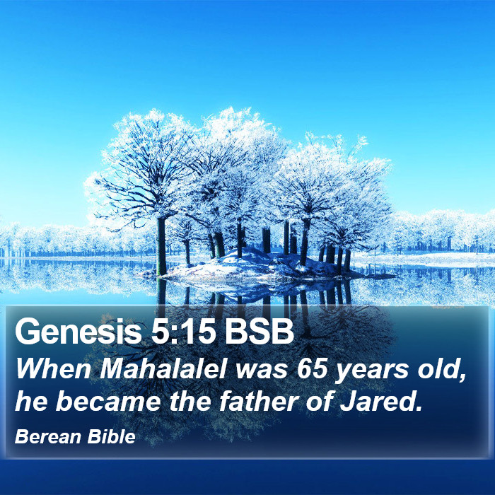 Genesis 5:15 BSB Bible Study