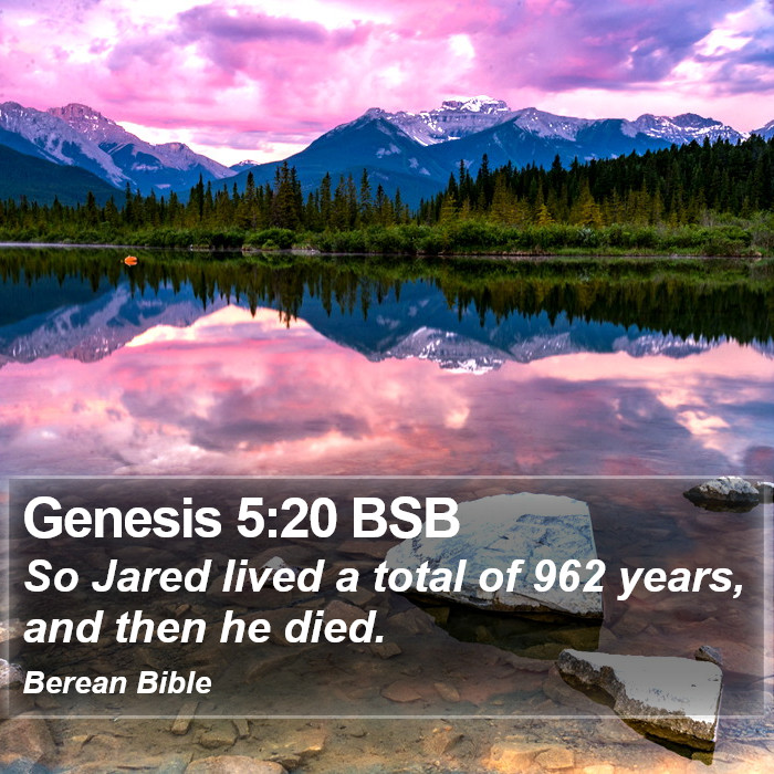 Genesis 5:20 BSB Bible Study