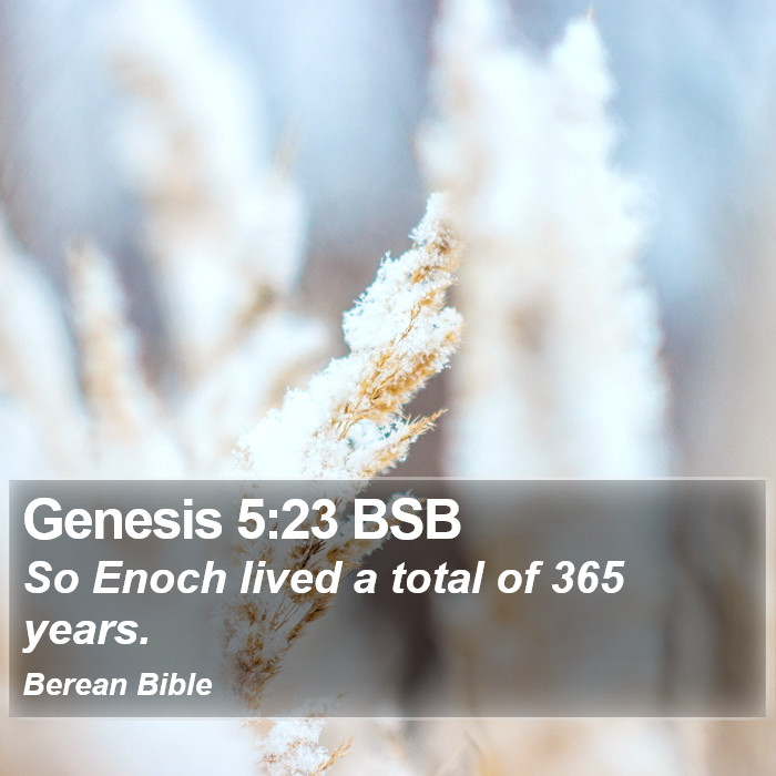 Genesis 5:23 BSB Bible Study