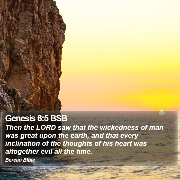 Genesis 6:5 BSB Bible Study