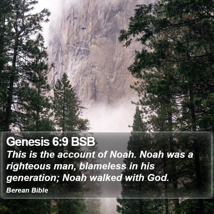 Genesis 6:9 BSB Bible Study