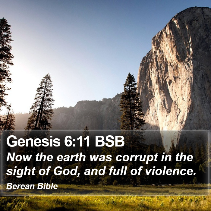 Genesis 6:11 BSB Bible Study