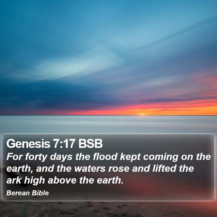 Genesis 7:17 BSB Bible Study