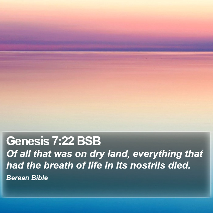 Genesis 7:22 BSB Bible Study