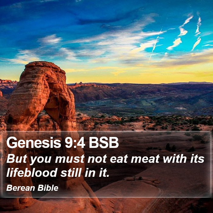 Genesis 9:4 BSB Bible Study