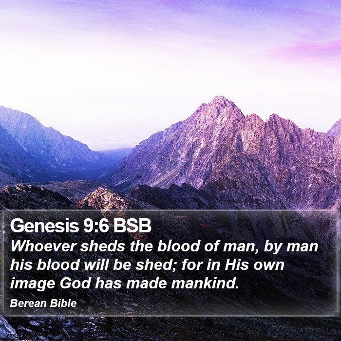 Genesis 9:6 BSB Bible Study