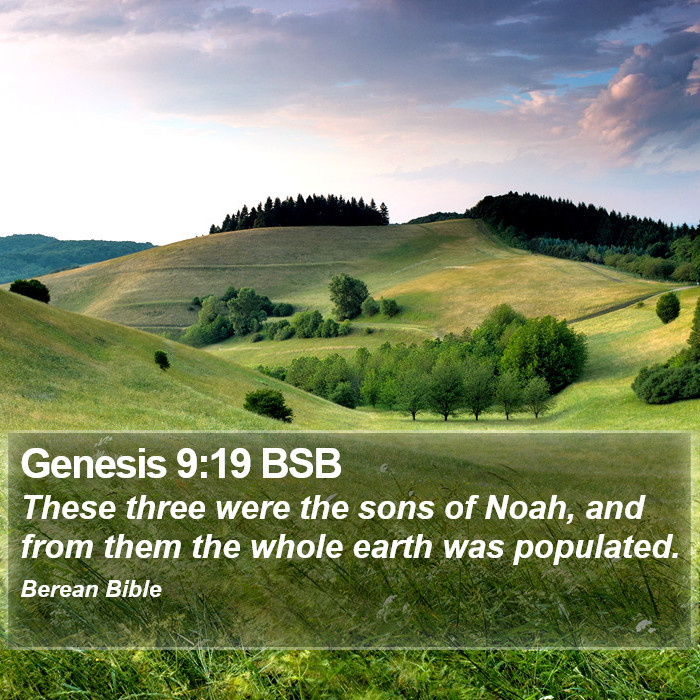 Genesis 9:19 BSB Bible Study