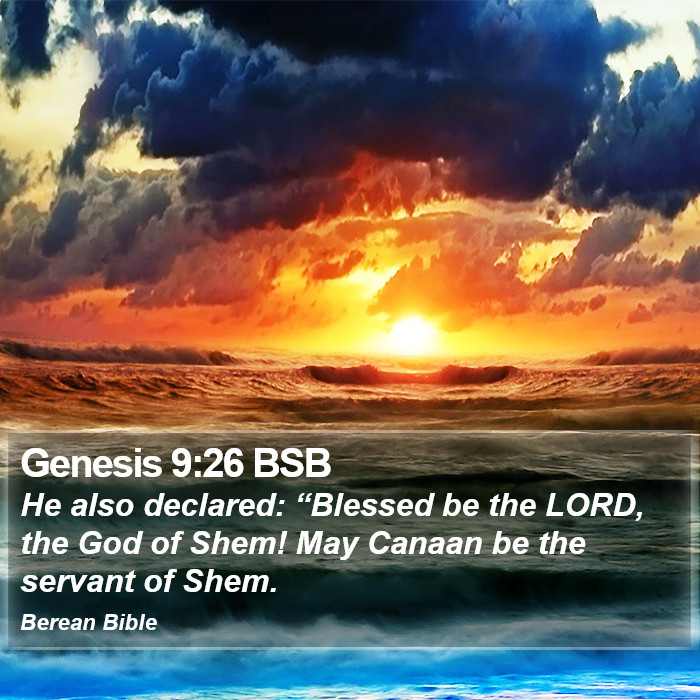 Genesis 9:26 BSB Bible Study