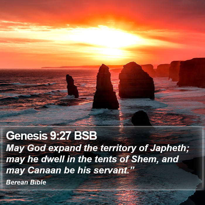 Genesis 9:27 BSB Bible Study