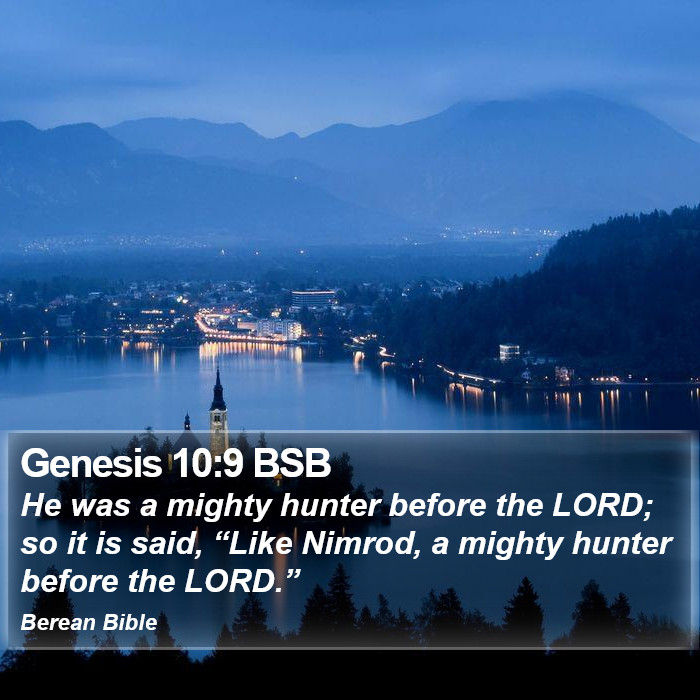 Genesis 10:9 BSB Bible Study