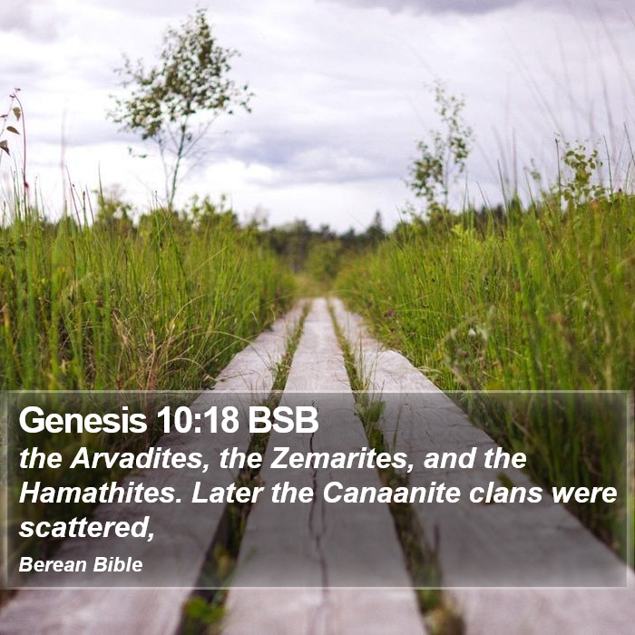 Genesis 10:18 BSB Bible Study