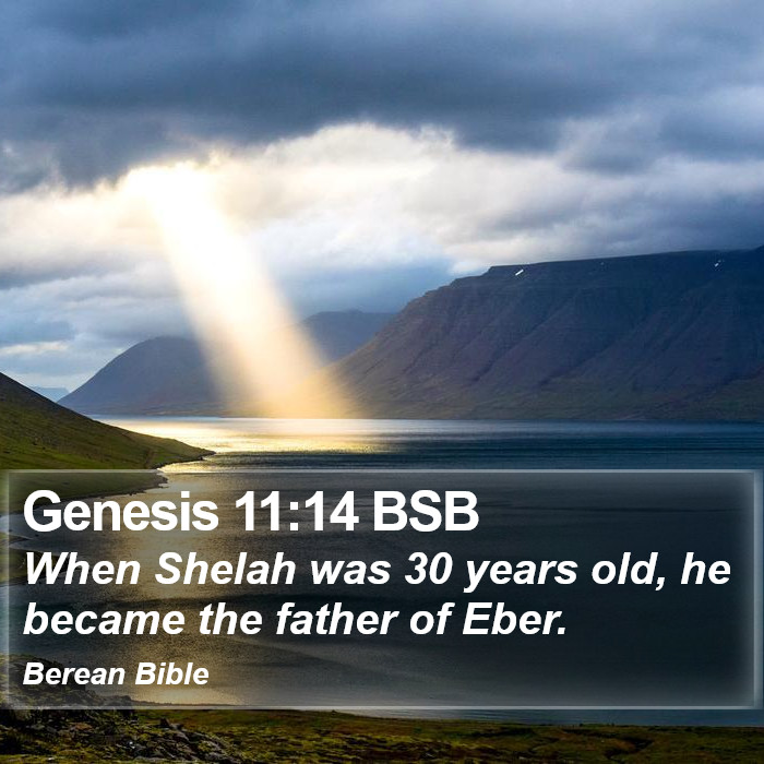 Genesis 11:14 BSB Bible Study