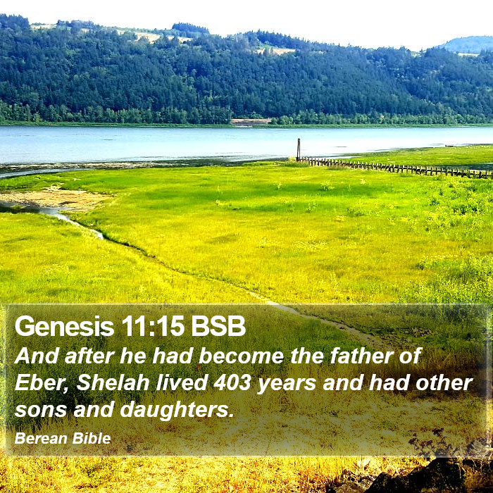 Genesis 11:15 BSB Bible Study