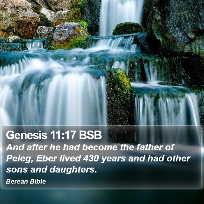 Genesis 11:17 BSB Bible Study