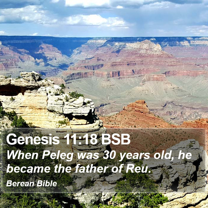 Genesis 11:18 BSB Bible Study