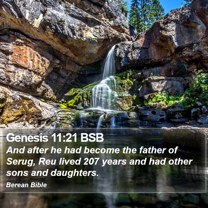 Genesis 11:21 BSB Bible Study