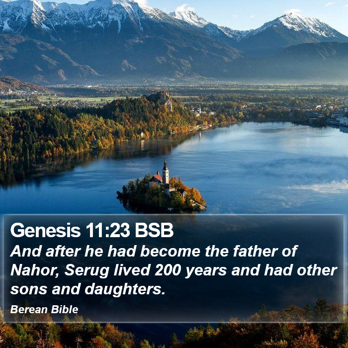 Genesis 11:23 BSB Bible Study