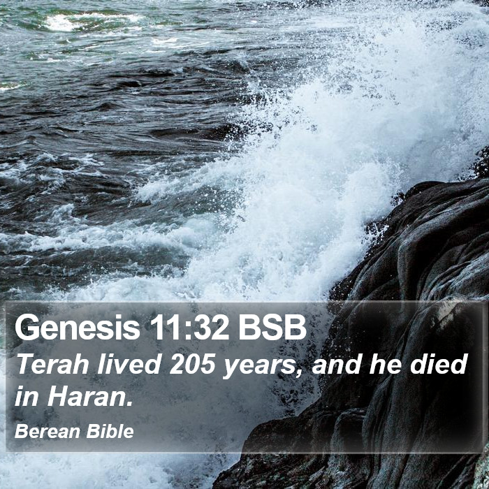 Genesis 11:32 BSB Bible Study