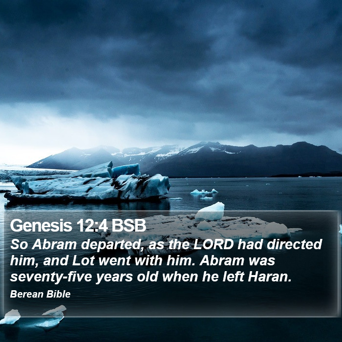 Genesis 12:4 BSB Bible Study