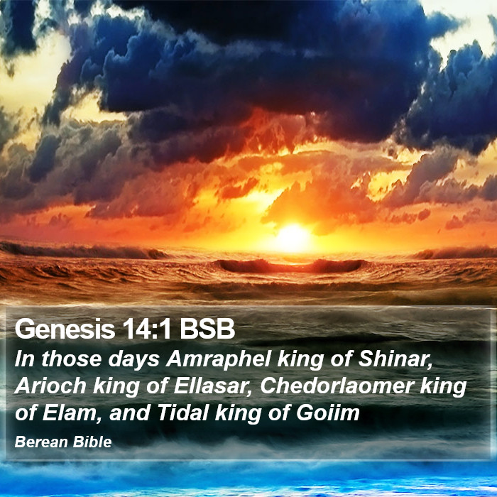 Genesis 14:1 BSB Bible Study