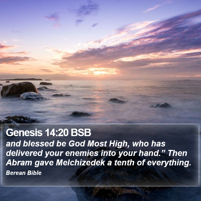 Genesis 14:20 BSB Bible Study