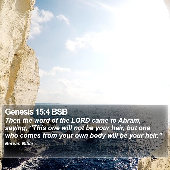 Genesis 15:4 BSB Bible Study