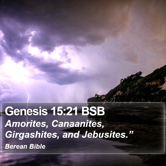 Genesis 15:21 BSB Bible Study