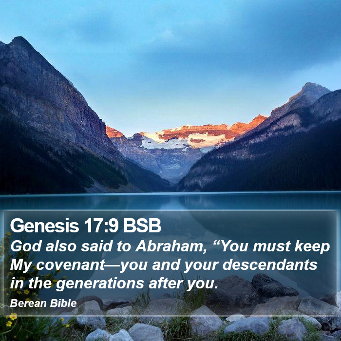 Genesis 17:9 BSB Bible Study