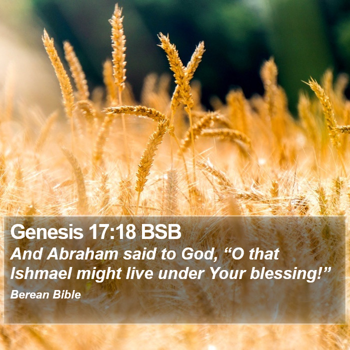 Genesis 17:18 BSB Bible Study