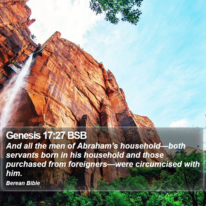 Genesis 17:27 BSB Bible Study