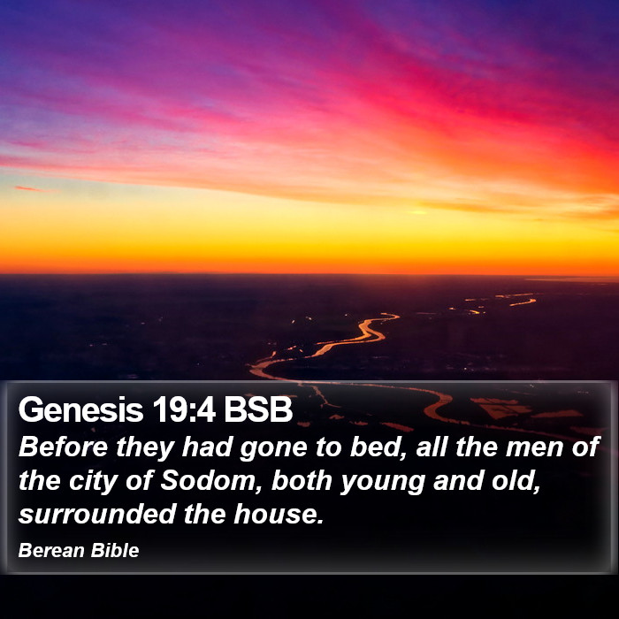 Genesis 19:4 BSB Bible Study