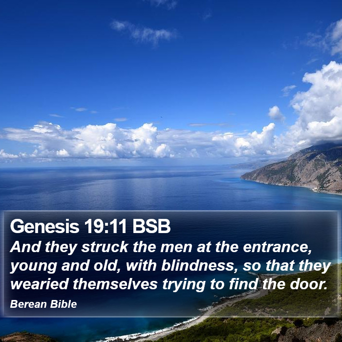 Genesis 19:11 BSB Bible Study