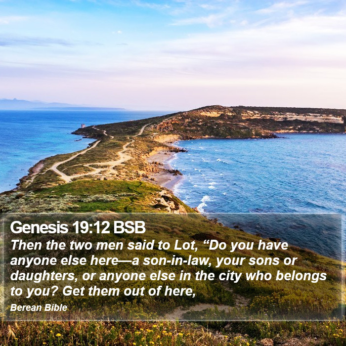 Genesis 19:12 BSB Bible Study