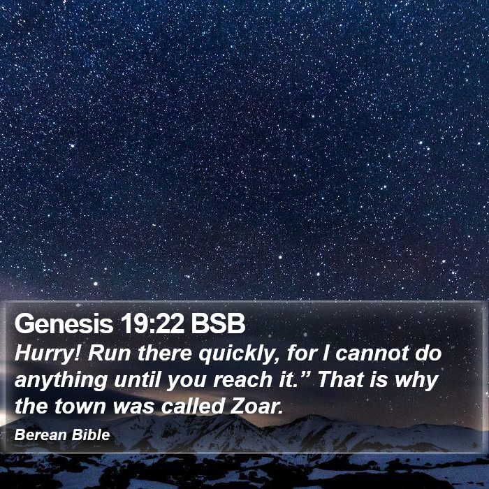 Genesis 19:22 BSB Bible Study