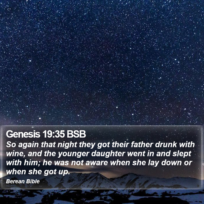 Genesis 19:35 BSB Bible Study