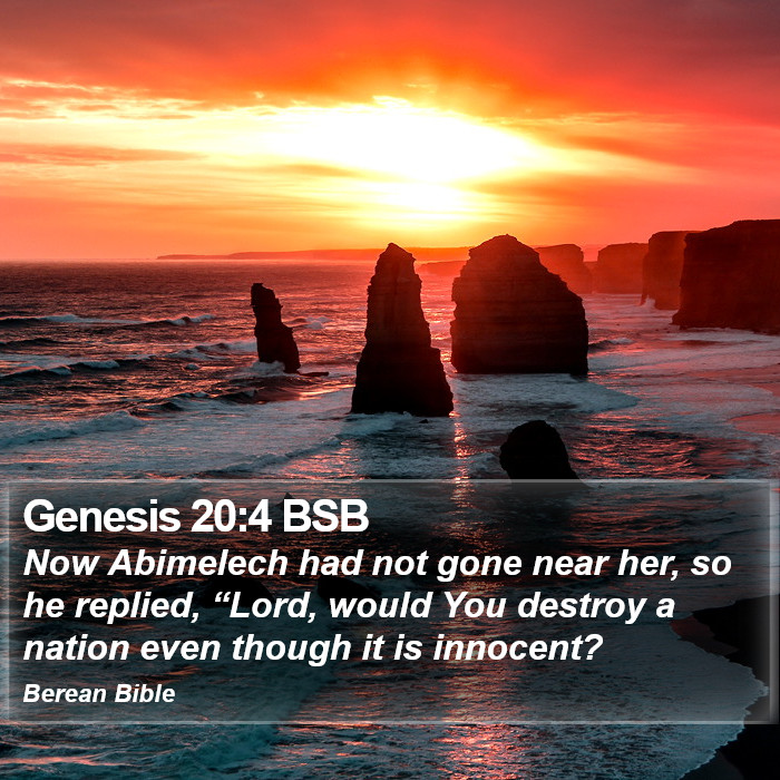 Genesis 20:4 BSB Bible Study