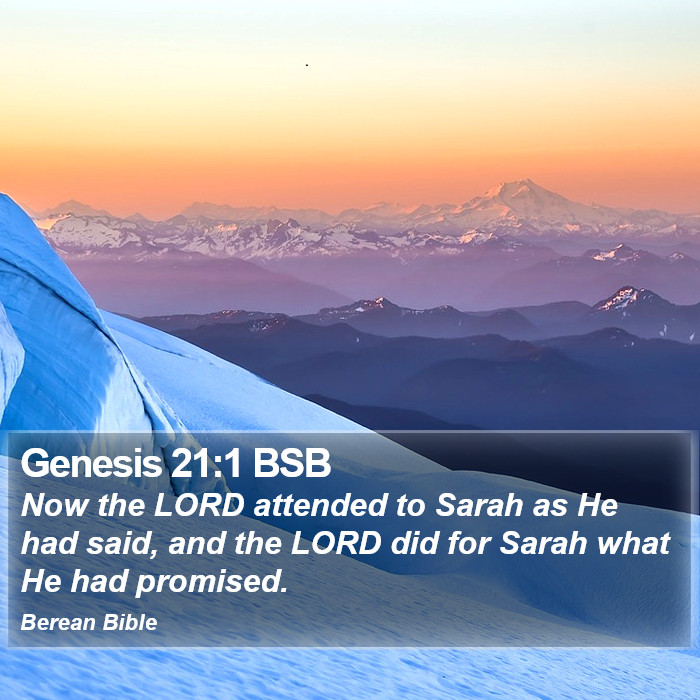 Genesis 21:1 BSB Bible Study