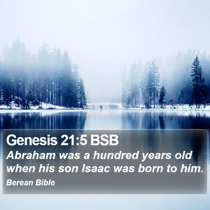 Genesis 21:5 BSB Bible Study