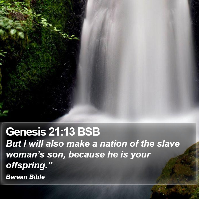 Genesis 21:13 BSB Bible Study