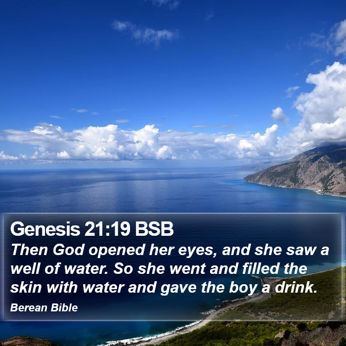 Genesis 21:19 BSB Bible Study