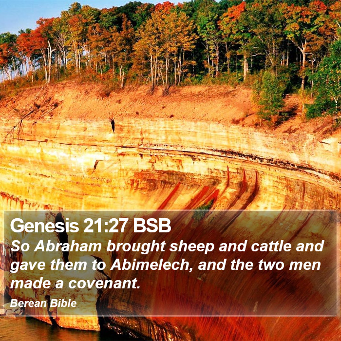 Genesis 21:27 BSB Bible Study