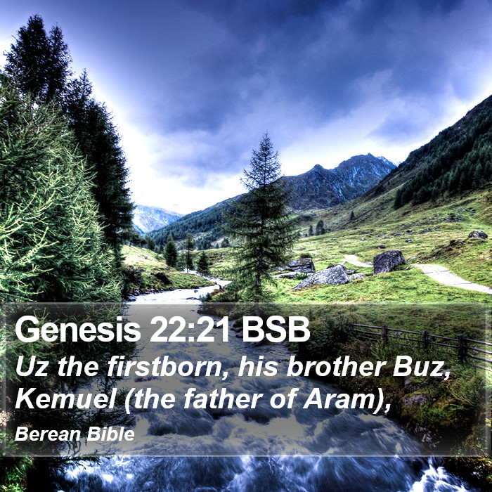 Genesis 22:21 BSB Bible Study